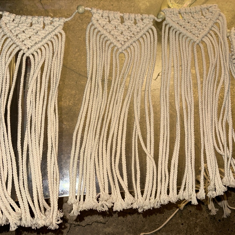 Huge macrame wall hang